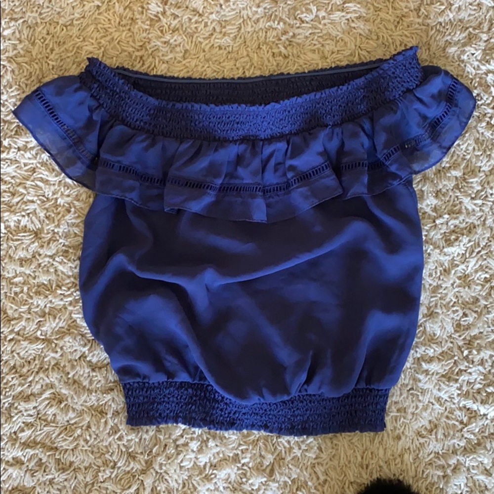 Off the shoulder crop top